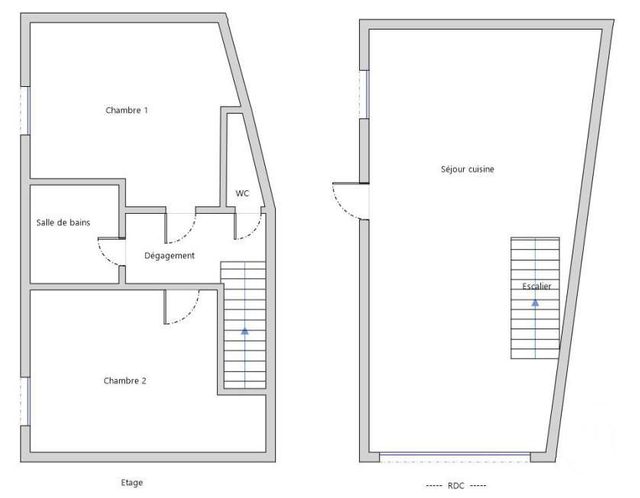Appartement F3 à louer - 3 pièces - 68.83 m2 - LURE - 70 - FRANCHE-COMTE - Century 21 Gsm Immo