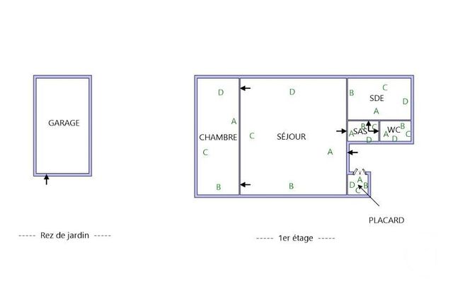 Appartement à louer - 2 pièces - 50.0 m2 - LURE - 70 - FRANCHE-COMTE - Century 21 Gsm Immo