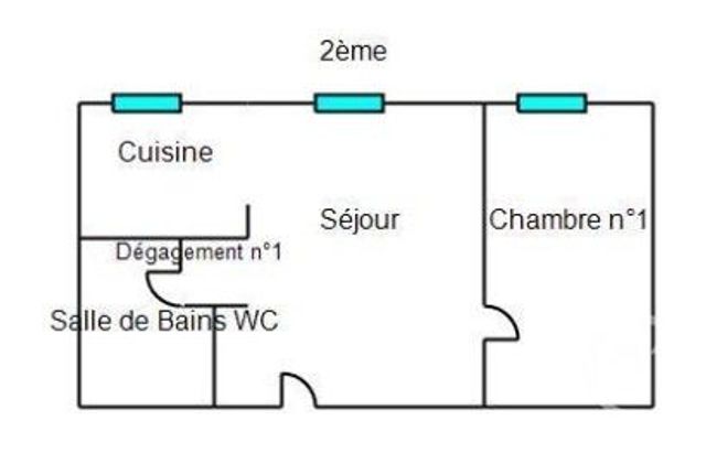 Appartement F2 à louer - 2 pièces - 37.5 m2 - HERICOURT - 70 - FRANCHE-COMTE - Century 21 Gsm Immo