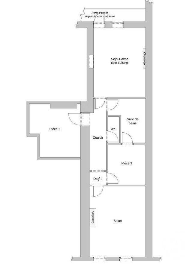 Appartement F3 à louer - 3 pièces - 84.2 m2 - LUXEUIL LES BAINS - 70 - FRANCHE-COMTE - Century 21 Gsm Immo