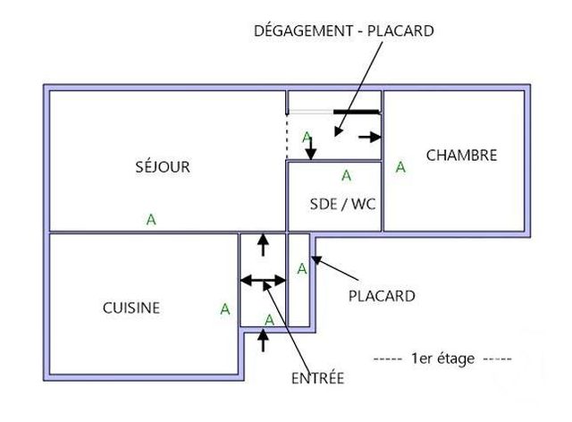 Appartement F2 à louer - 2 pièces - 45.62 m2 - HERICOURT - 70 - FRANCHE-COMTE - Century 21 Gsm Immo