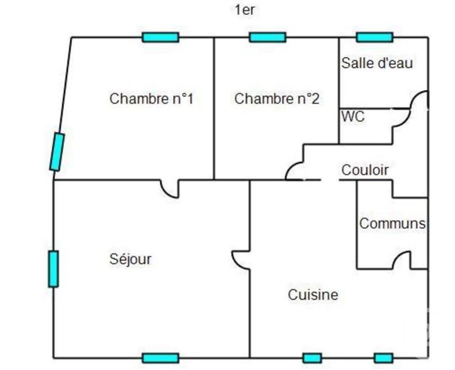 Appartement F3 à louer - 3 pièces - 82.45 m2 - HERICOURT - 70 - FRANCHE-COMTE - Century 21 Gsm Immo