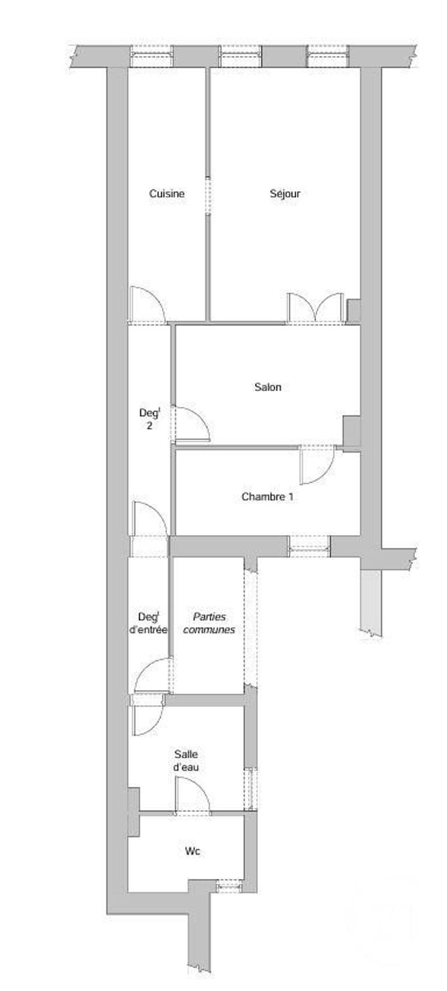 Appartement F3 à louer - 3 pièces - 72.1 m2 - LURE - 70 - FRANCHE-COMTE - Century 21 Gsm Immo