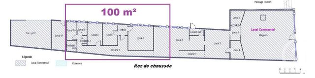 commerce à louer - 249.0 m2 - LURE - 70 - FRANCHE-COMTE - Century 21 Gsm Immo
