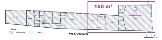commerce à louer - 249.0 m2 - LURE - 70 - FRANCHE-COMTE - Century 21 Gsm Immo