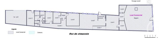 commerce à louer - 249.0 m2 - LURE - 70 - FRANCHE-COMTE - Century 21 Gsm Immo