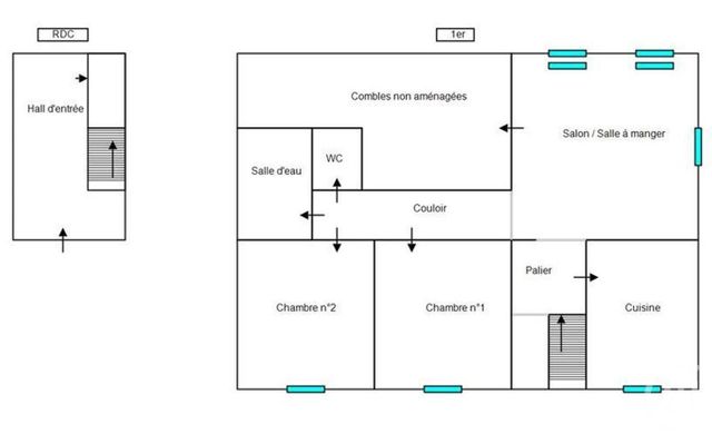Appartement F3 à louer - 3 pièces - 92.92 m2 - ST SAUVEUR - 70 - FRANCHE-COMTE - Century 21 Gsm Immo