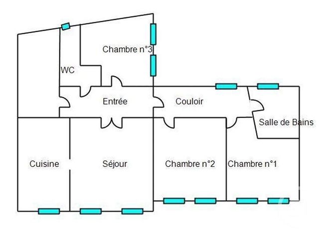 Appartement F4 à louer - 4 pièces - 87.0 m2 - HERICOURT - 70 - FRANCHE-COMTE - Century 21 Gsm Immo