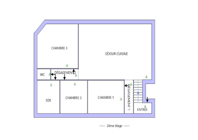 Appartement à louer - 4 pièces - 76.0 m2 - RONCHAMP - 70 - FRANCHE-COMTE - Century 21 Gsm Immo