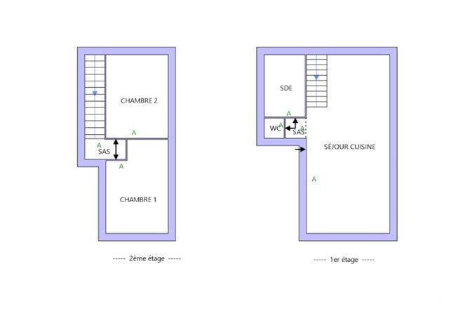 Appartement F3 à louer - 3 pièces - 56.33 m2 - RONCHAMP - 70 - FRANCHE-COMTE - Century 21 Gsm Immo