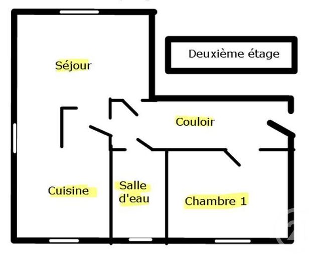 Appartement F2 à louer - 2 pièces - 40.24 m2 - LURE - 70 - FRANCHE-COMTE - Century 21 Gsm Immo