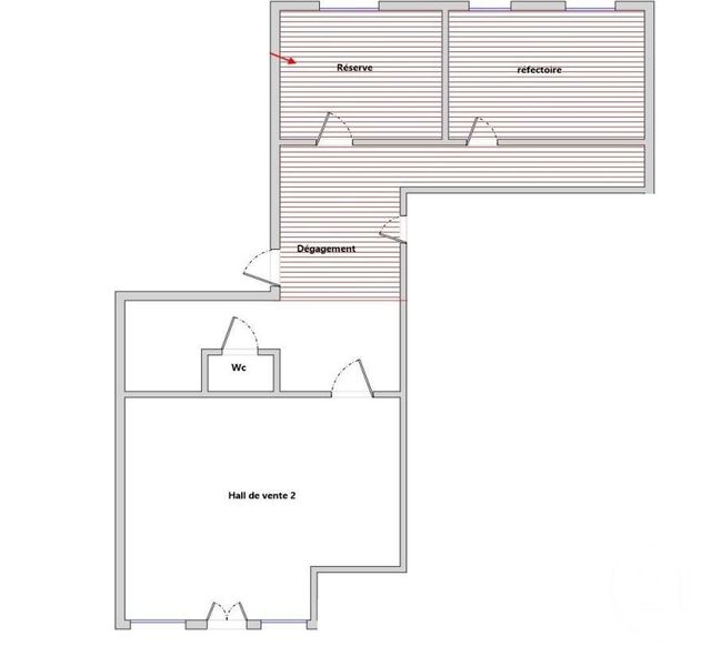 Appartement Local à louer - 5 pièces - 200.0 m2 - LURE - 70 - FRANCHE-COMTE - Century 21 Gsm Immo