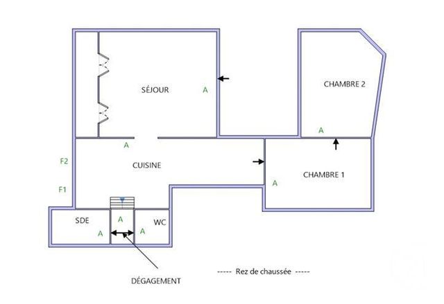 Appartement F3 à louer - 3 pièces - 92.69 m2 - LURE - 70 - FRANCHE-COMTE - Century 21 Gsm Immo