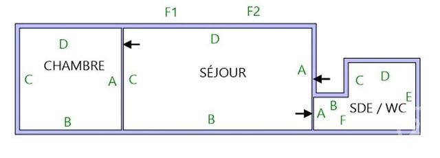 Appartement F2 à louer - 2 pièces - 29.18 m2 - HERICOURT - 70 - FRANCHE-COMTE - Century 21 Gsm Immo
