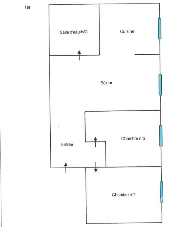 Appartement F3 à louer - 3 pièces - 65.31 m2 - LURE - 70 - FRANCHE-COMTE - Century 21 Gsm Immo