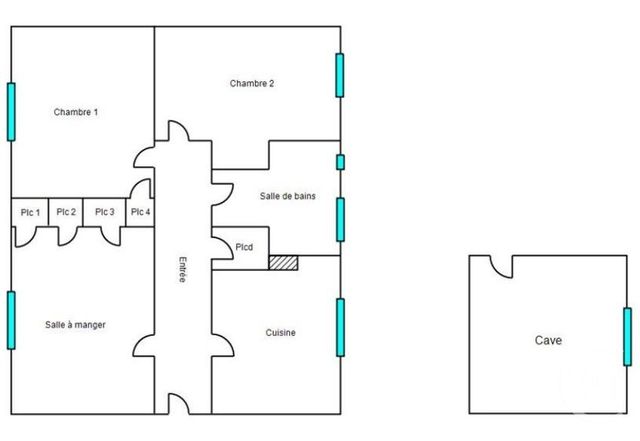 Appartement F3 à louer - 3 pièces - 63.08 m2 - LURE - 70 - FRANCHE-COMTE - Century 21 Gsm Immo