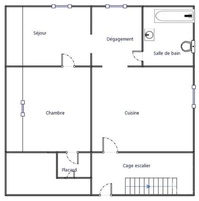 Appartement F2 à louer - 2 pièces - 43.41 m2 - ESSERT - 90 - FRANCHE-COMTE - Century 21 Gsm Immo